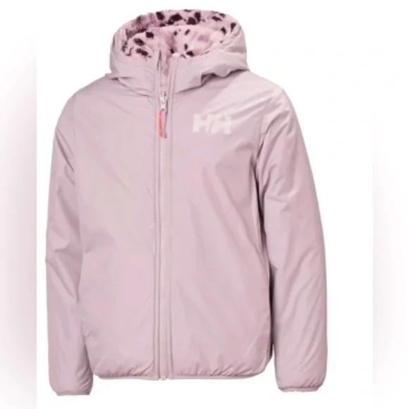 Helly Hansen Champ Pink Reversible Hooded Jacket Girls Size Large NWT - Picture 4 of 11